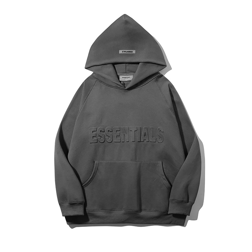 FW23 Embossed Relief Hoodie / Pants / Set - Gray