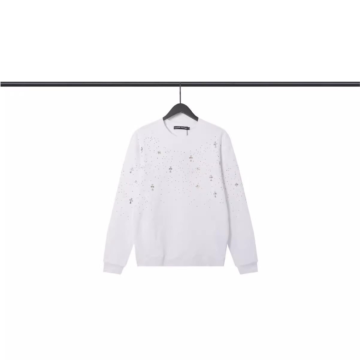 CHH Chrome Heart Hoodie Hot Diamond Cross Gypsy Long Sleeve Crew Neck Sweater